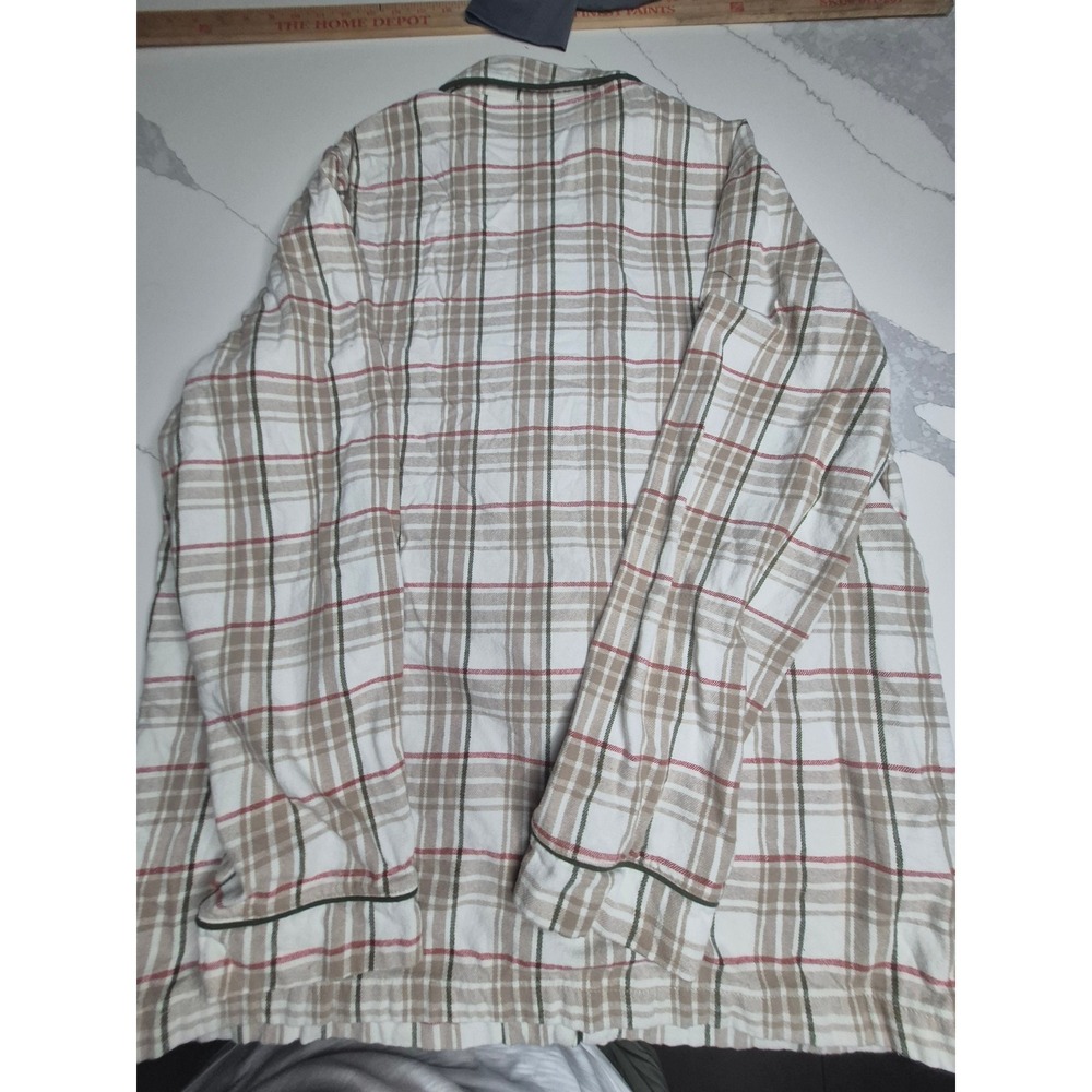 Disney Mickey Mouse Snowman Plaid Pajama Set Women's Long Sleeve top and bottoms - Picture 8 of 16